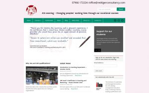 The old website of JCA Learning
